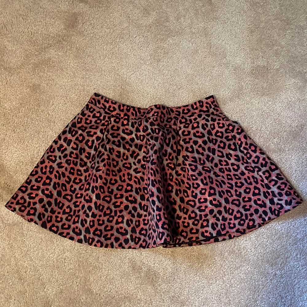 Forever 21 Leopard Print Mini Skirt